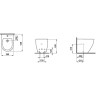 Биде напольное LAUFEN PRO 530 x 360 x 430 мм 8.3295.2.000.302.1